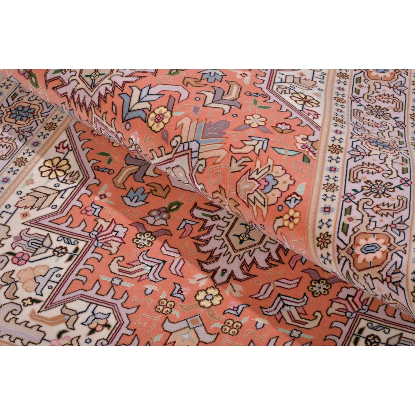 Tappeto Tabriz 50 Raj Disegno Heriz 158 x 105 cm