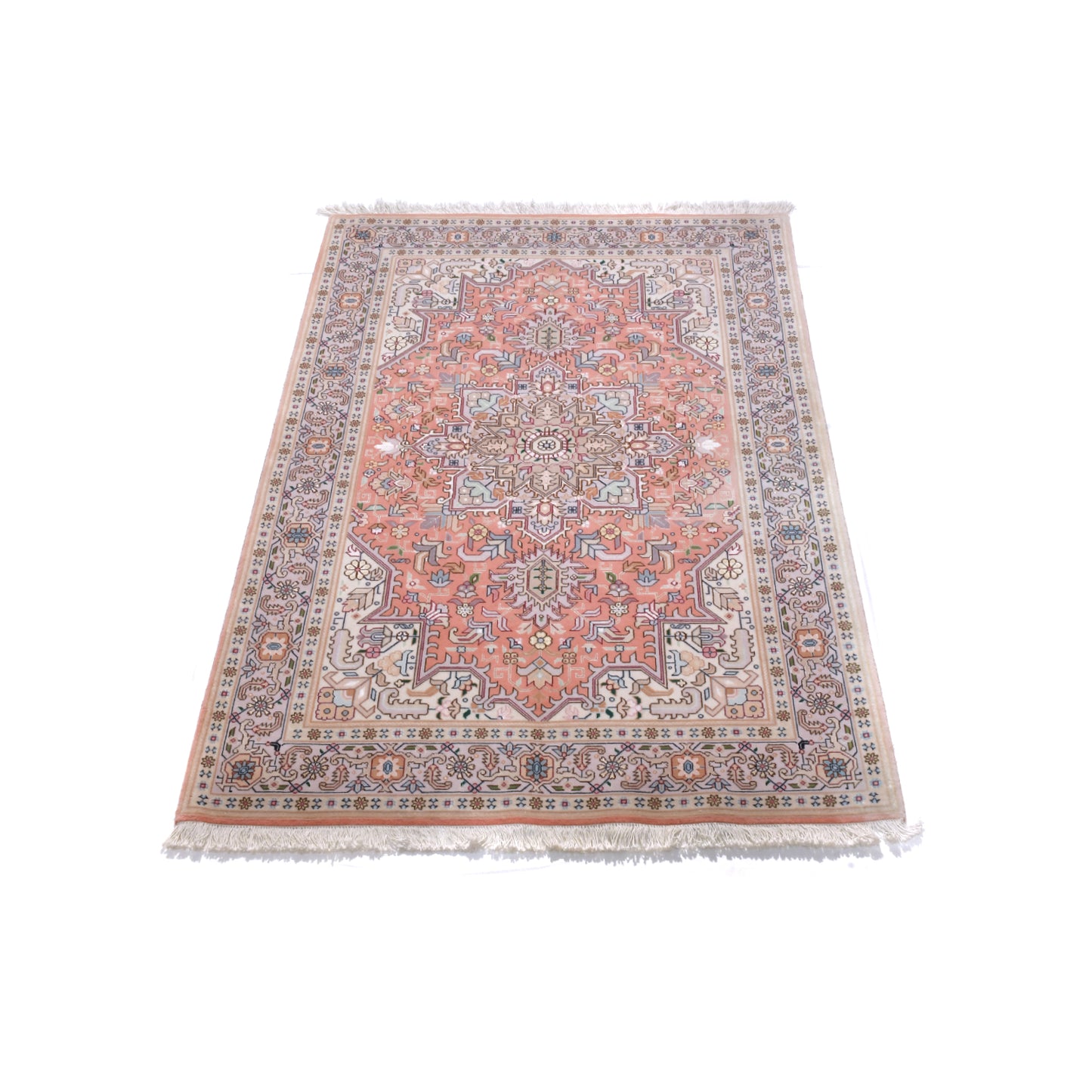 Tappeto Tabriz 50 Raj Disegno Heriz 158 x 105 cm