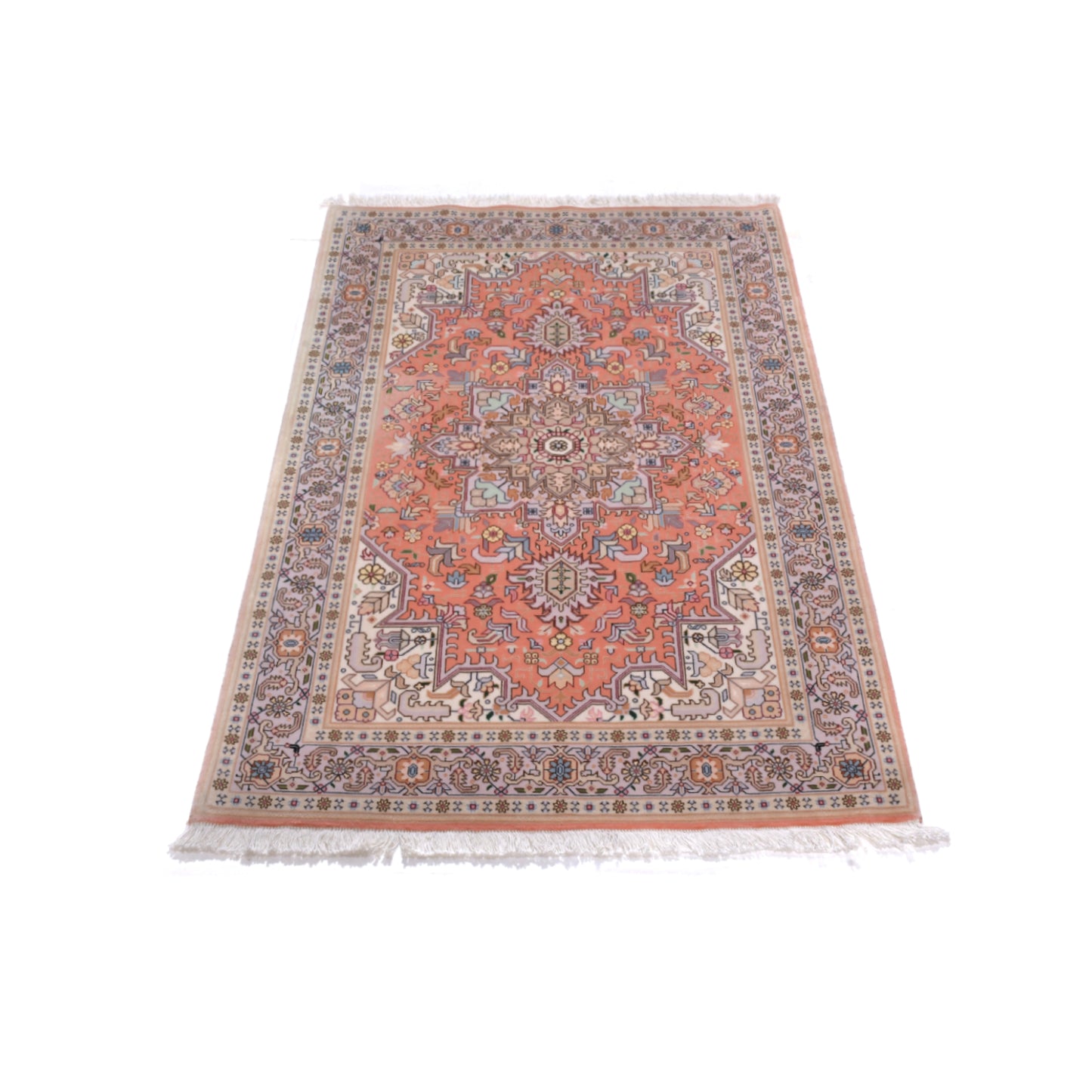 Tappeto Tabriz 50 Raj Disegno Heriz 158 x 105 cm