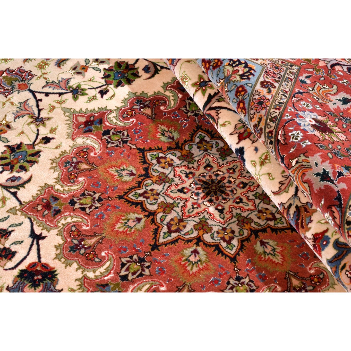 Tappeto Tabriz 50 Raj 303 X 202 cm Patina