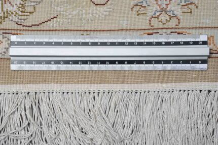 Tappeto Tabriz 50 Raj Trama Seta 146 x 102 cm