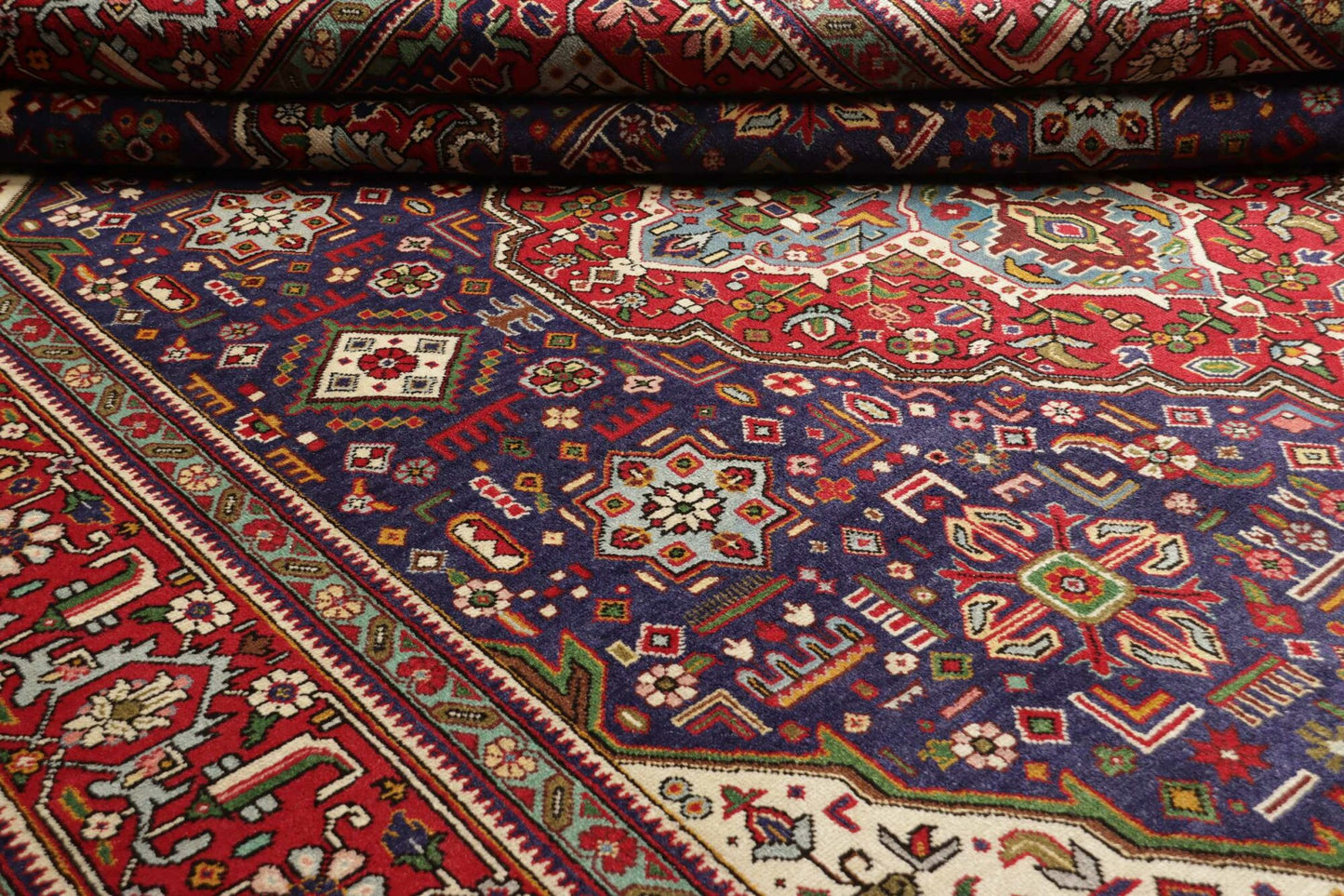 Tappeto Tabriz 30 Raj 352 X 253 CM