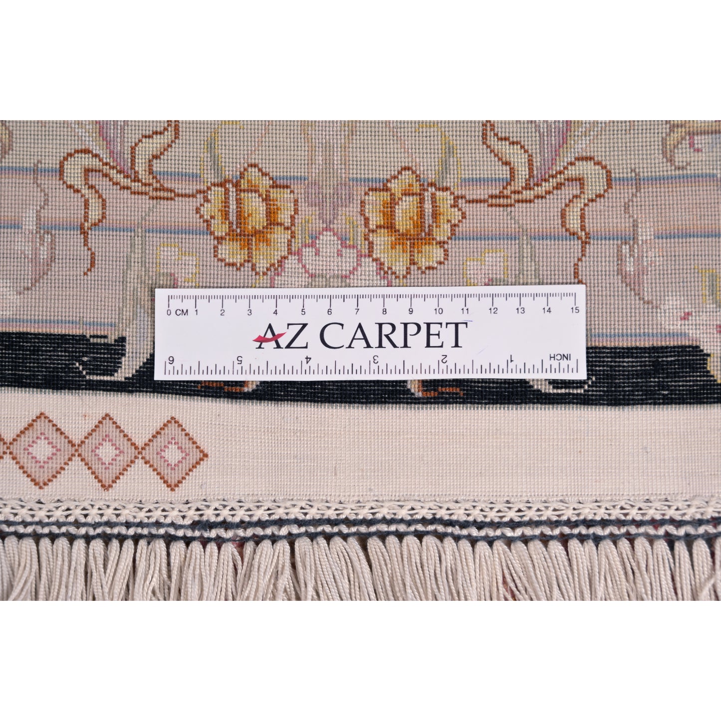 Tappeto Tabriz 60 Raj trama seta 211 X 153 CM