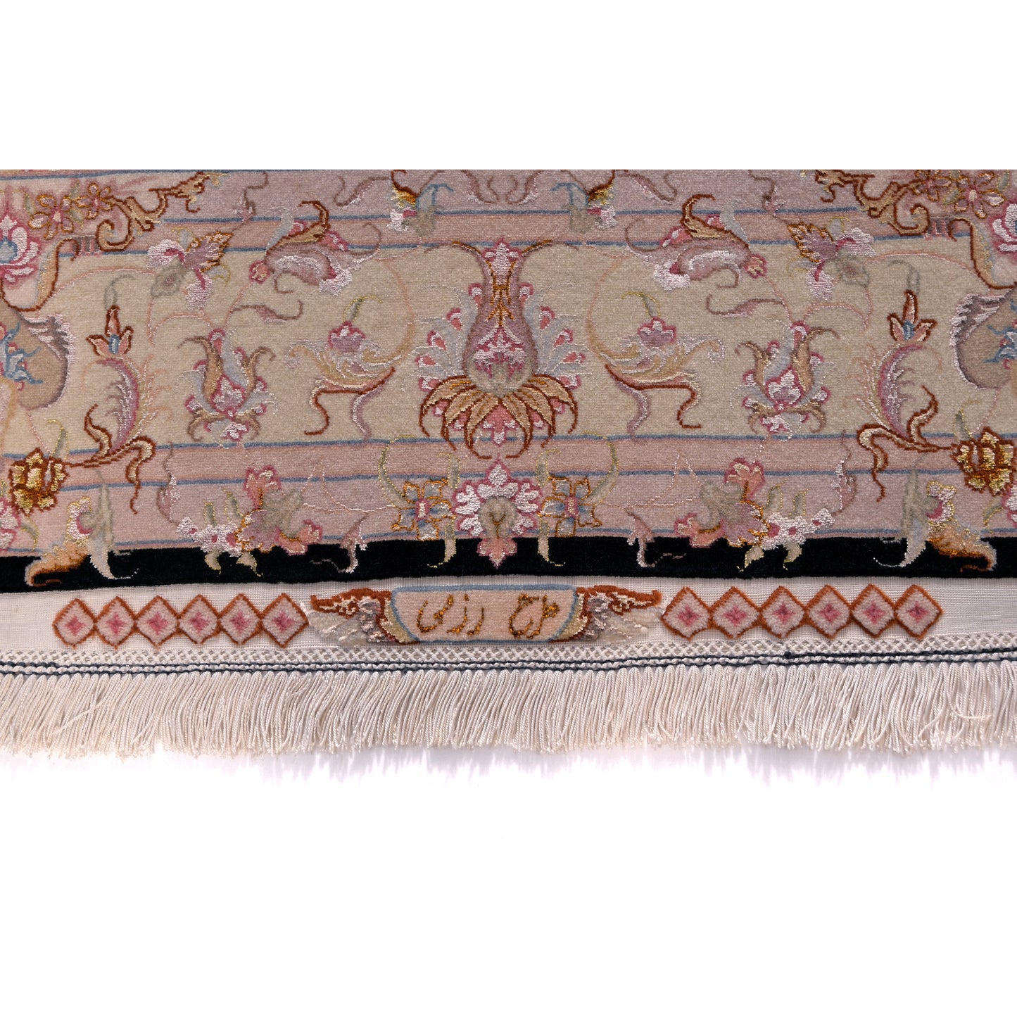 Tappeto Tabriz 60 Raj trama seta 211 X 153 CM