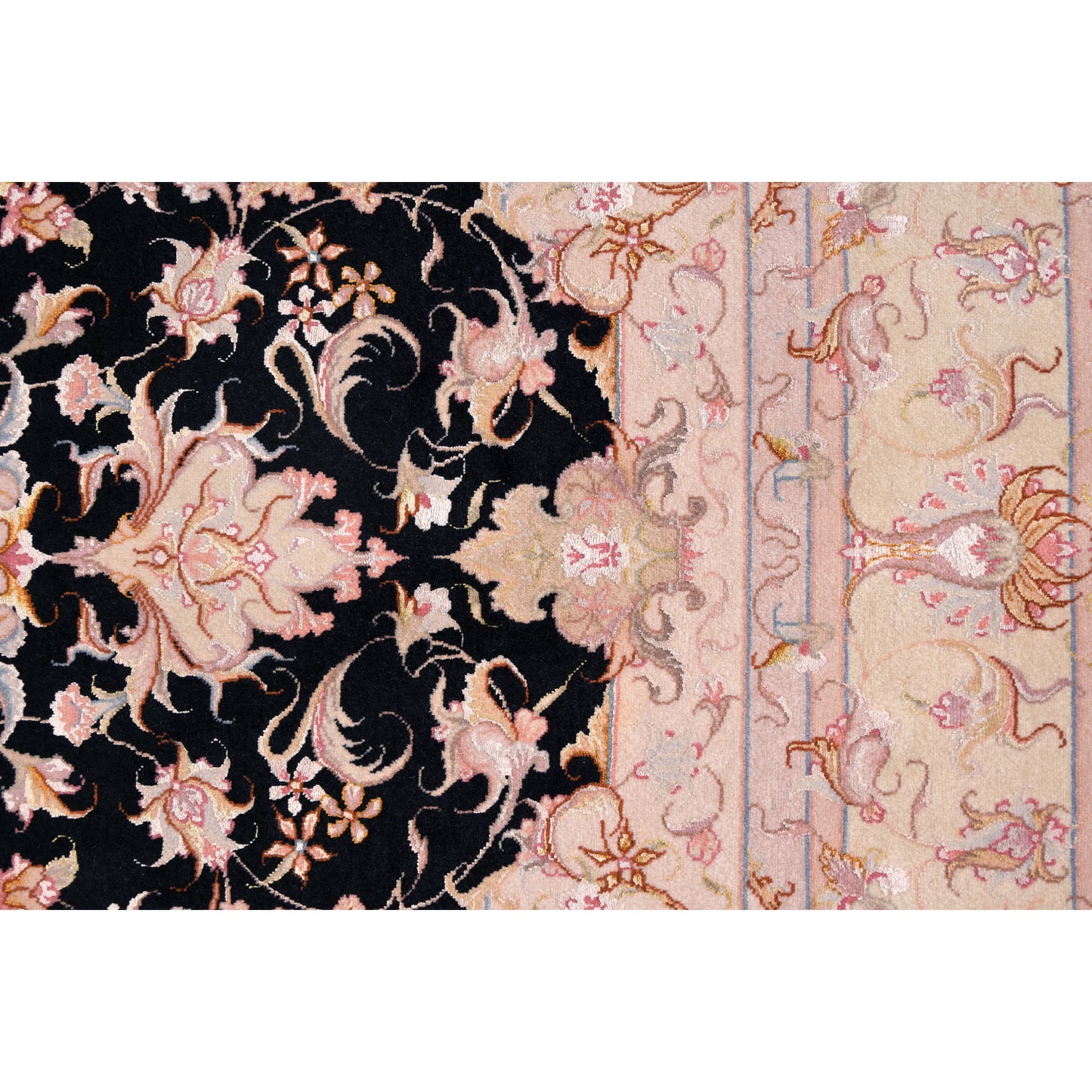 Tappeto Tabriz 60 Raj trama seta 211 X 153 CM