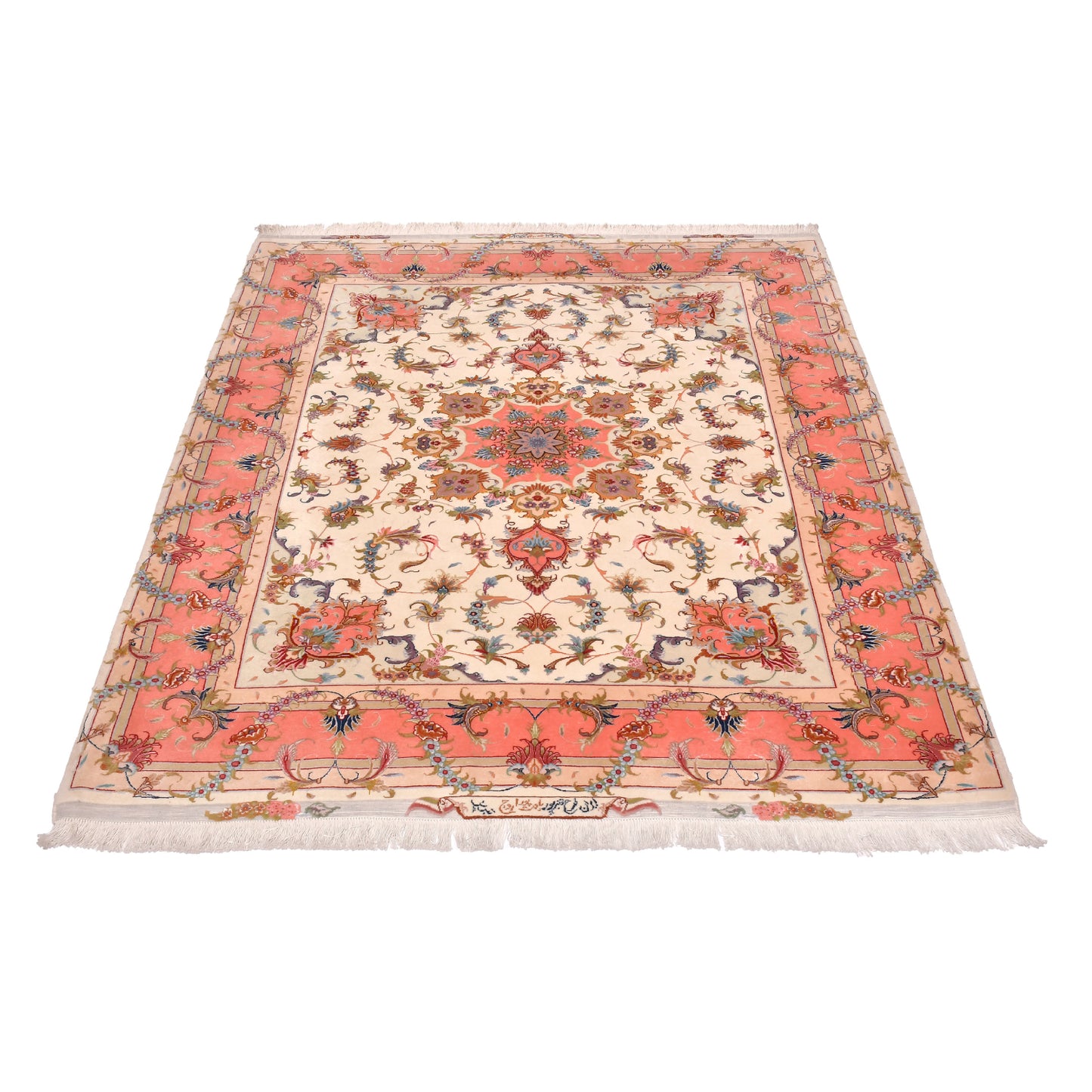 Tappeto Tabriz 50 Raj 202 X 155  cm