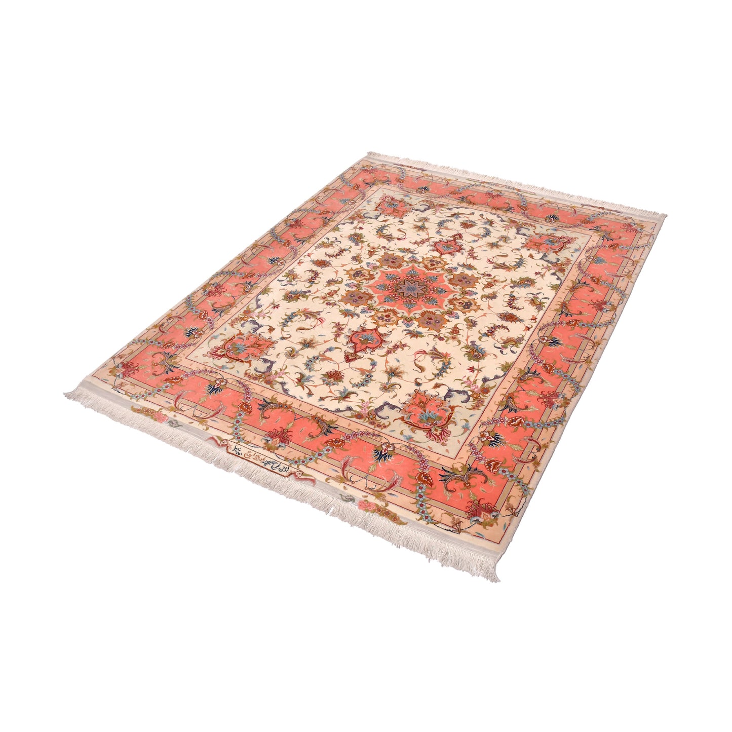 Tappeto Tabriz 50 Raj 202 X 155  cm