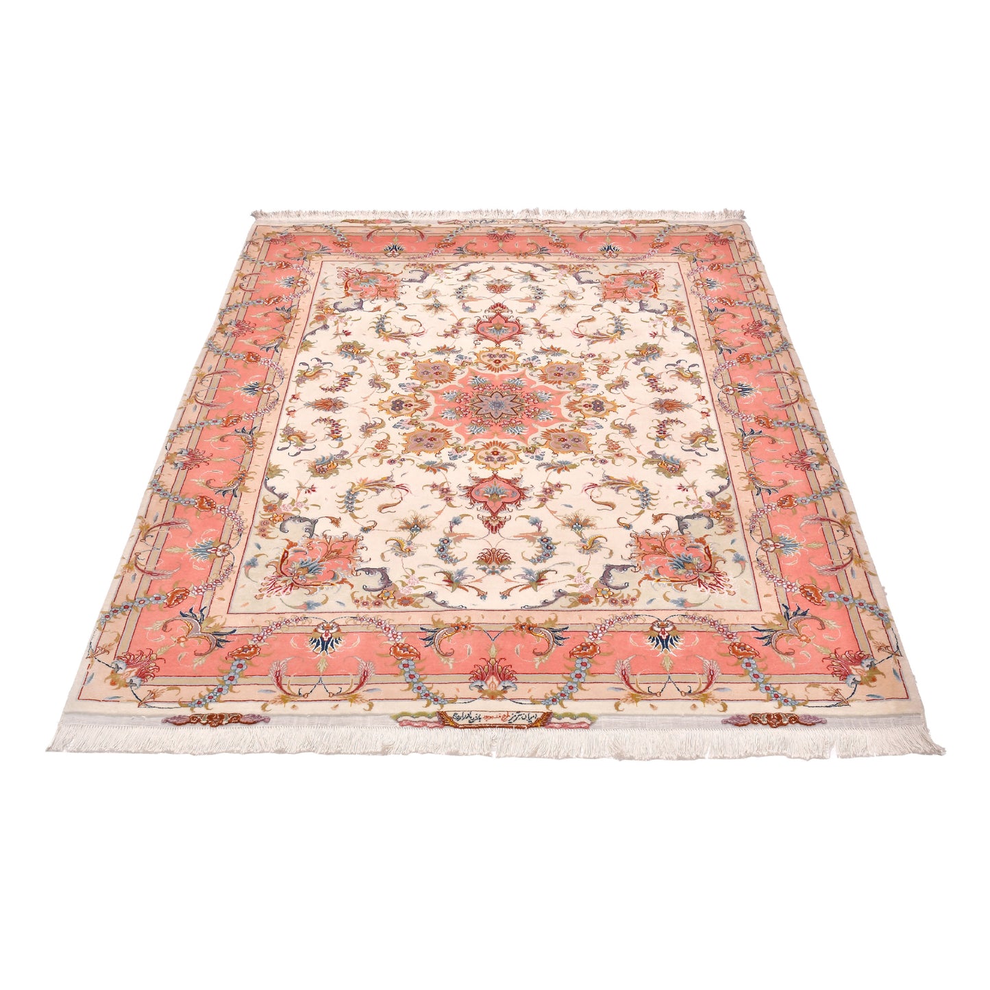 Tappeto Tabriz 50 Raj 202 X 155  cm