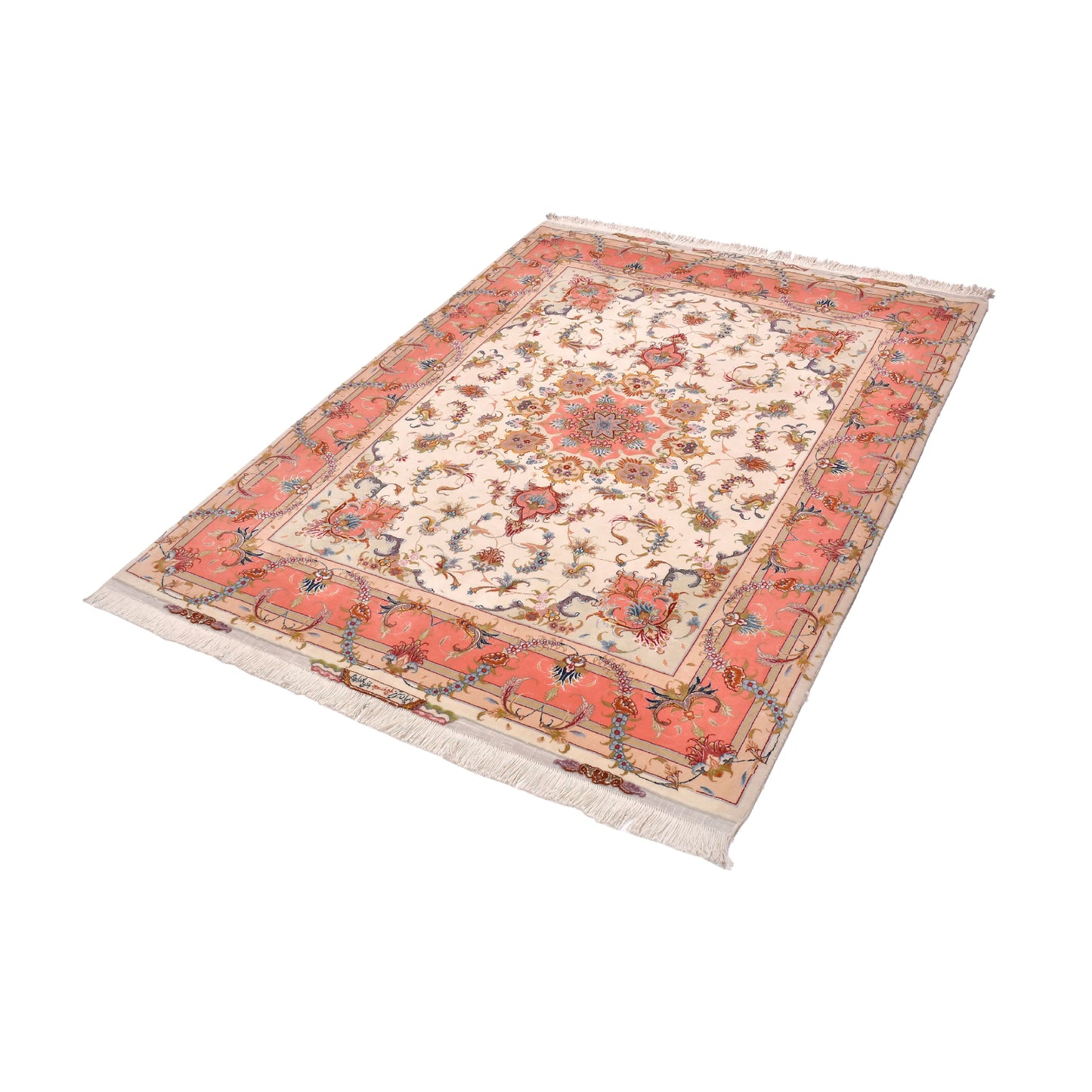 Tappeto Tabriz 50 Raj 202 X 155  cm