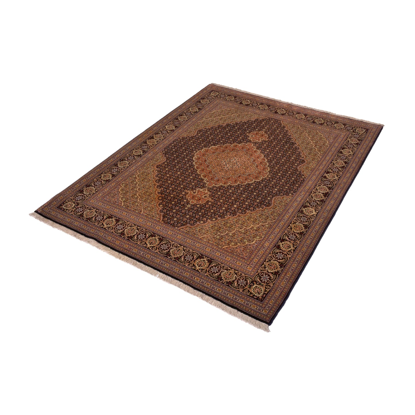 Tappeto Tabriz 50 Raj 198 X 155 cm