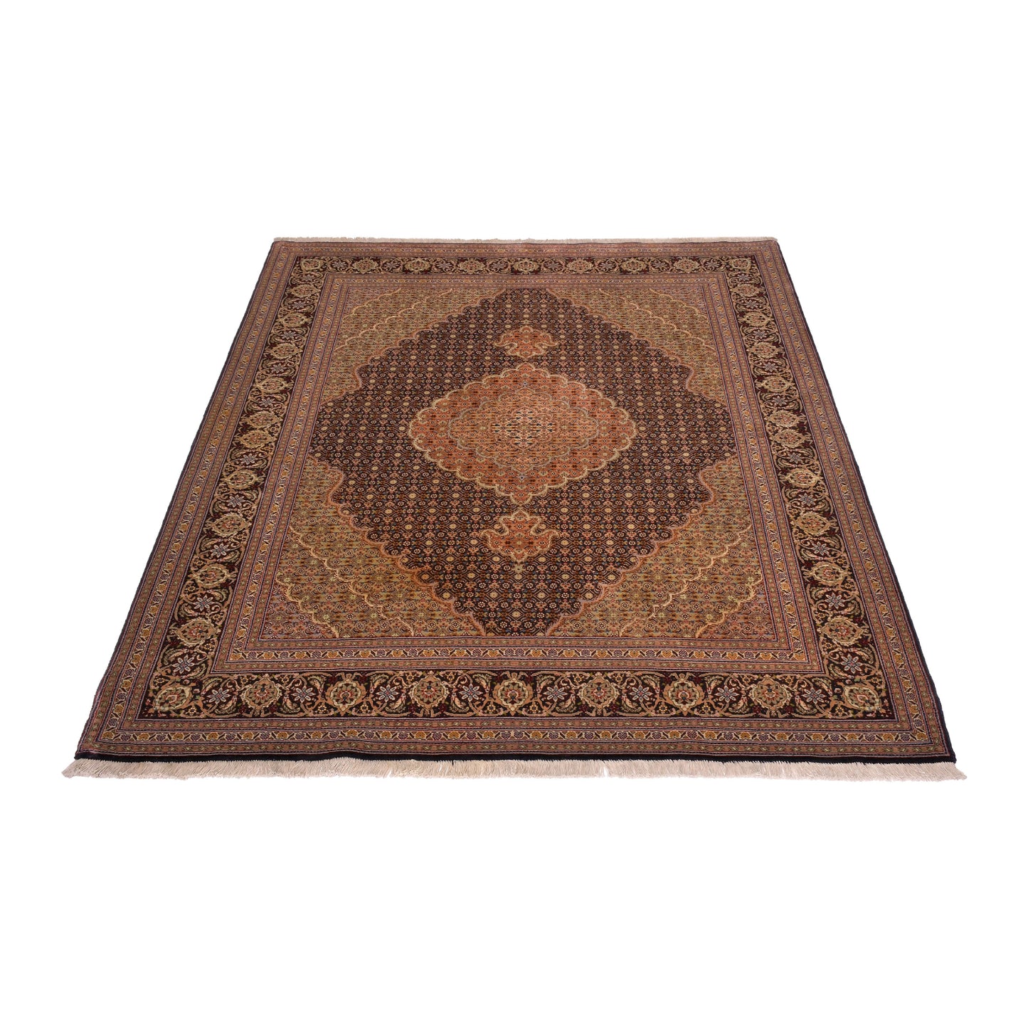 Tappeto Tabriz 50 Raj 198 X 155 cm