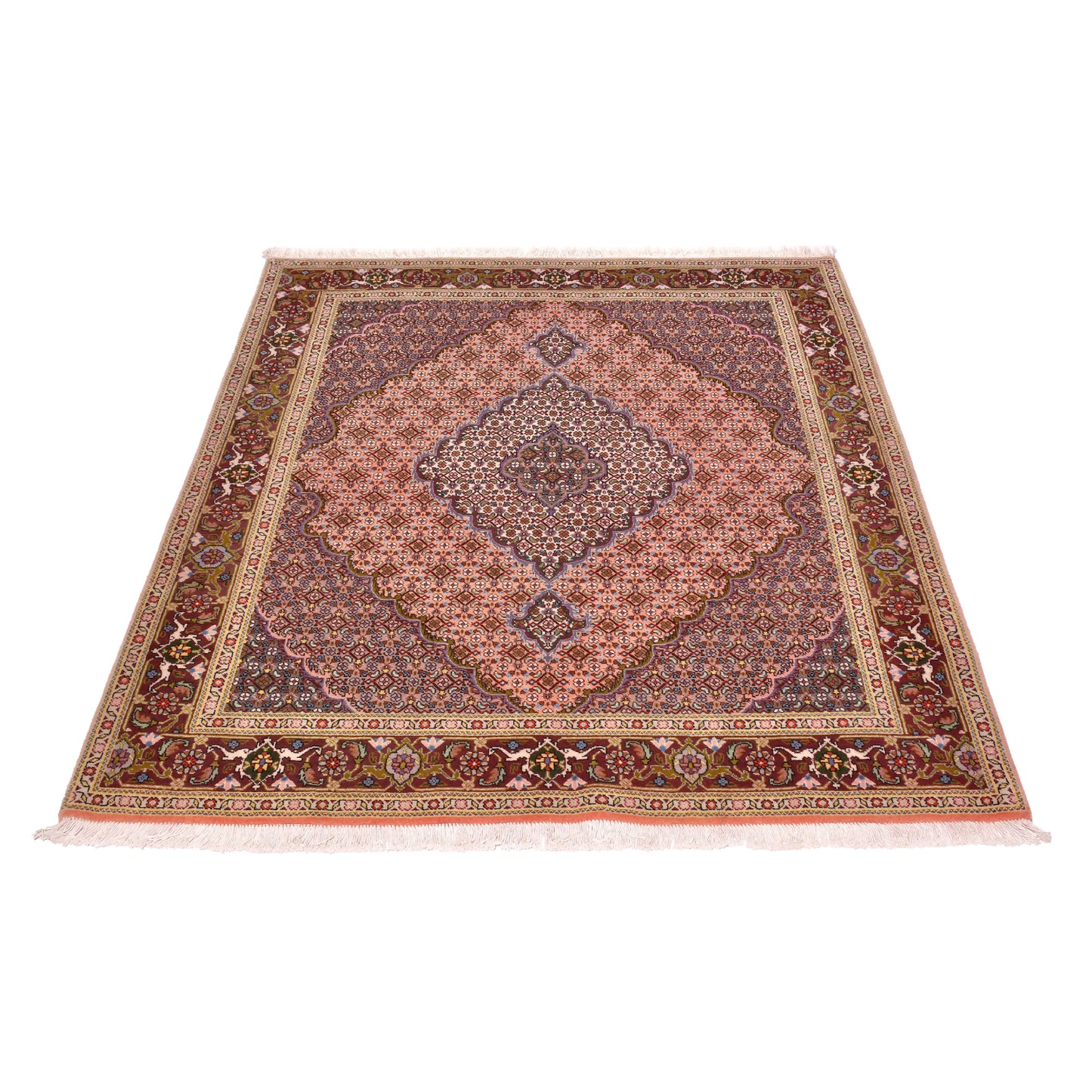 Tappeto Tabriz 40 Raj 202 X 153 cm