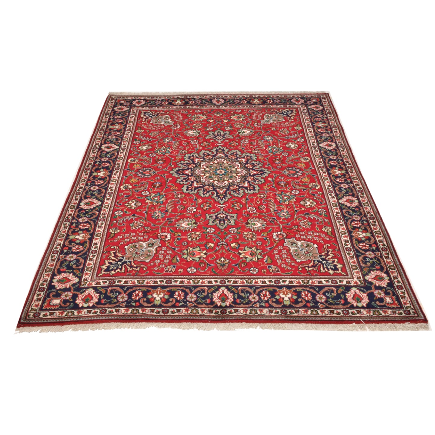 Tappeto Tabriz 30 Raj 195 X 145 cm
