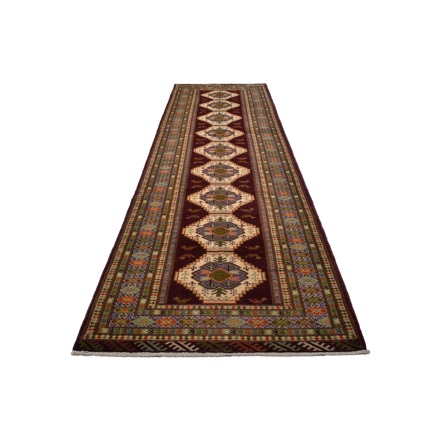 Tappeto Turkeman 368 X 109 cm
