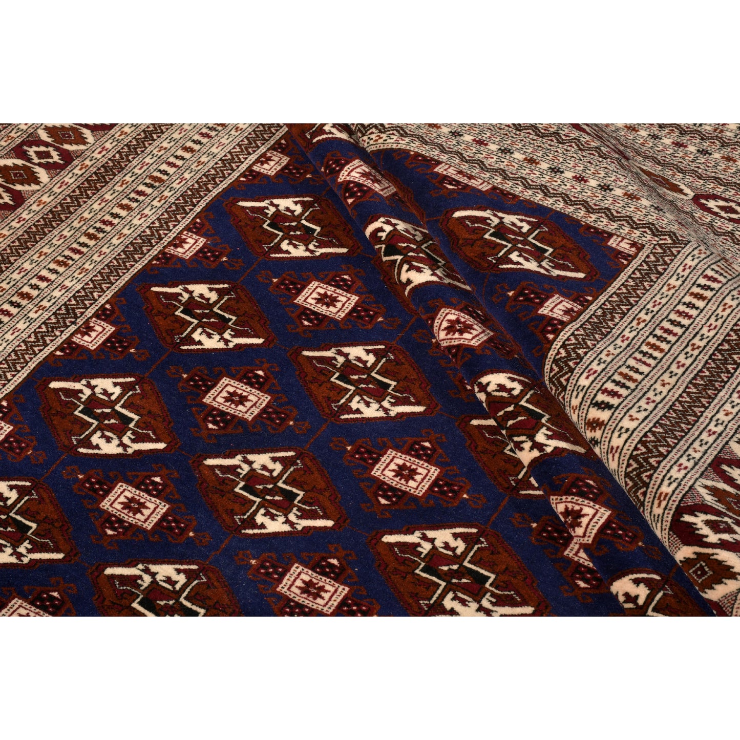 Tappeto Turkeman Trama Seta 290 x 194 cm
