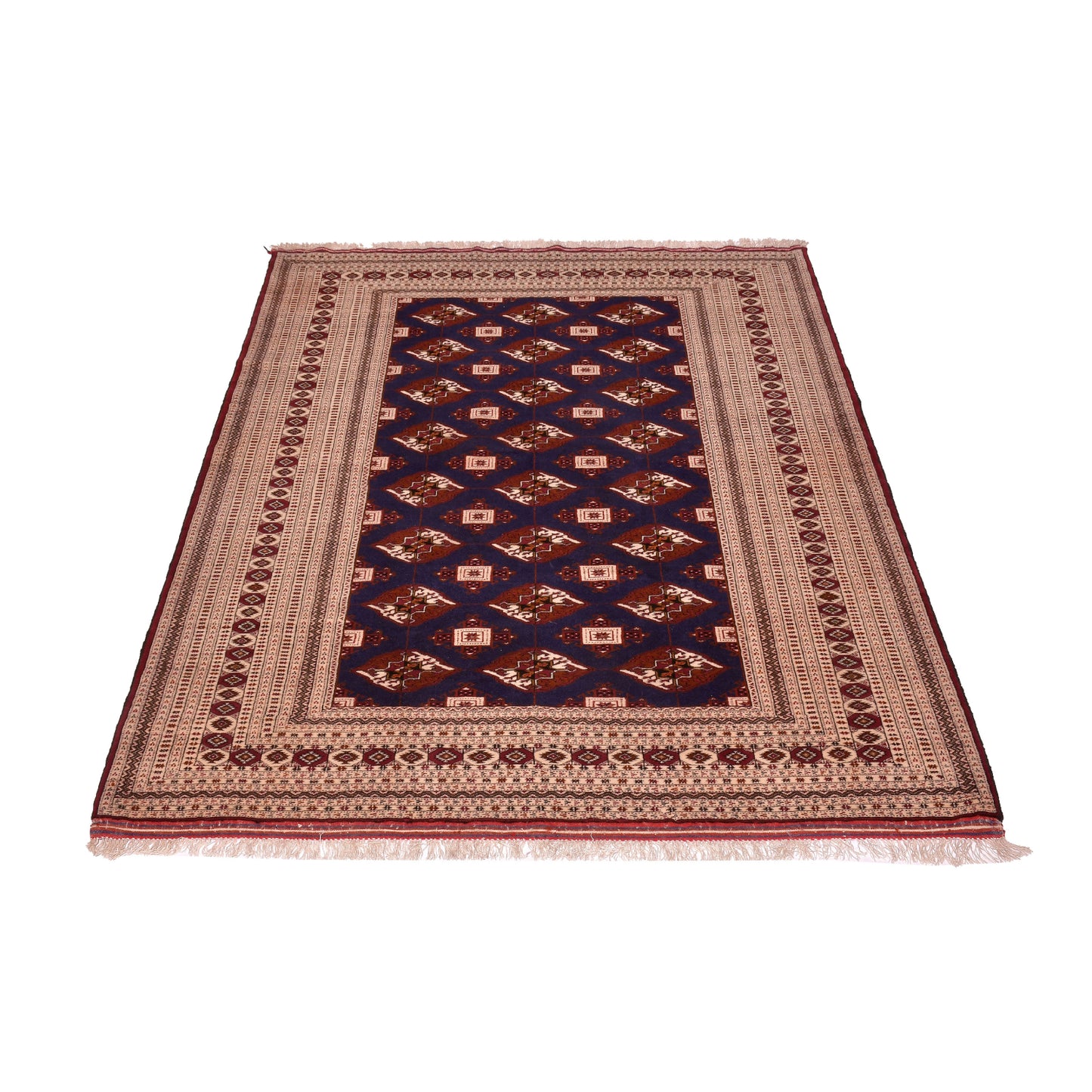 Tappeto Turkeman Trama Seta 206 x 142  cm
