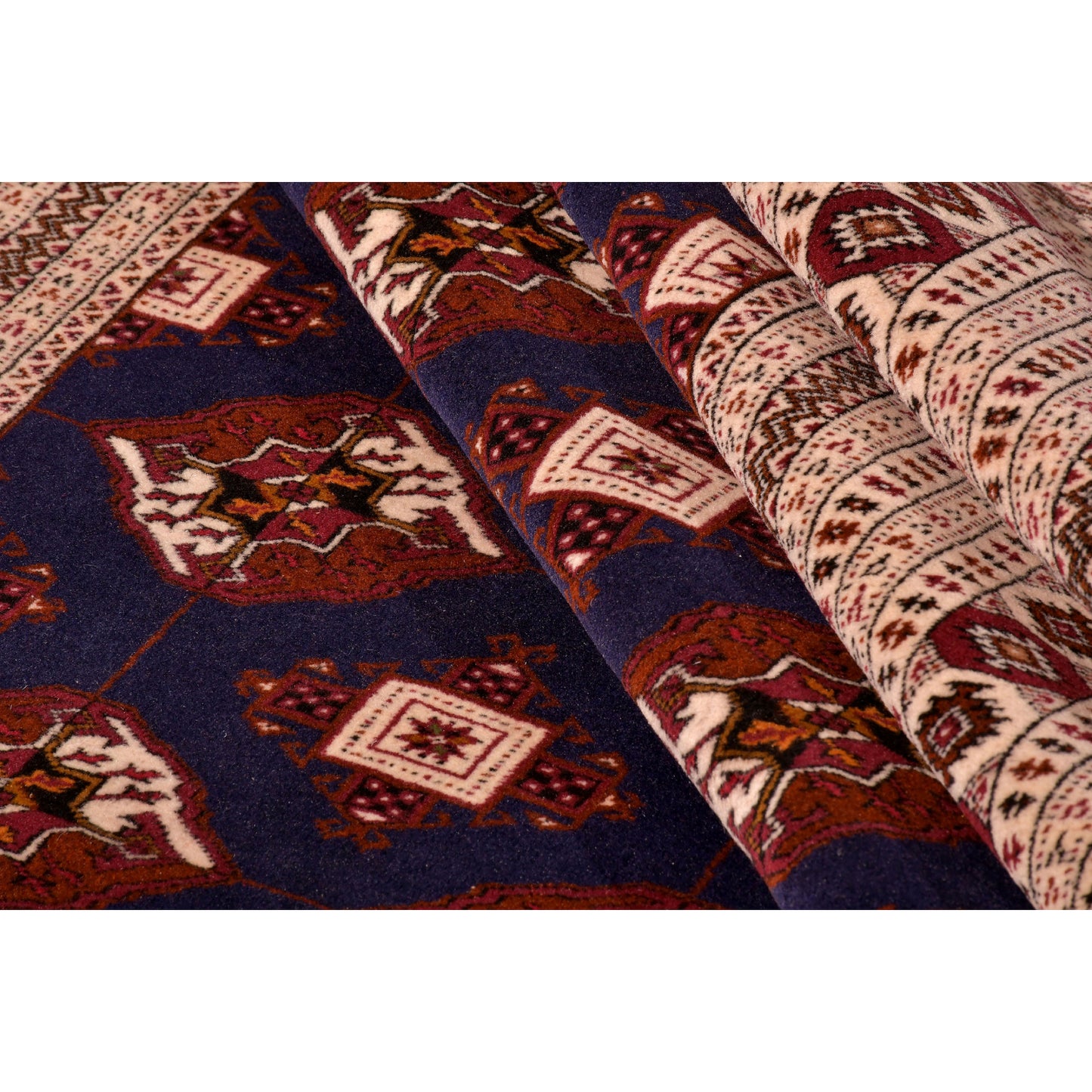 Tappeto Turkeman Trama Seta 206 x 142  cm