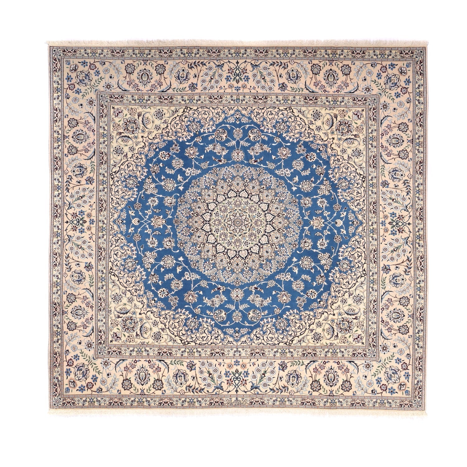 Tappeto Nain 6 Fili Firmato Habibian 199 x 205 cm
