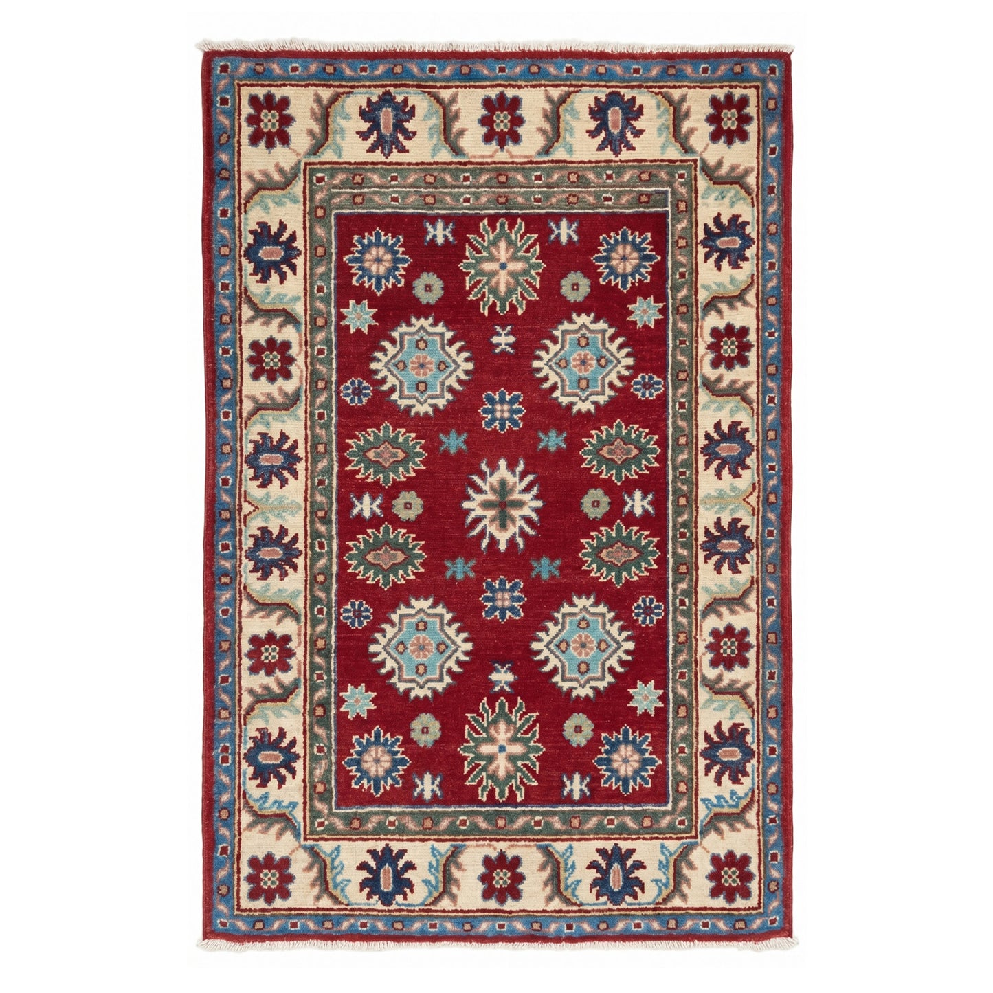 Tappeto Kazak 129 X 84 Cm