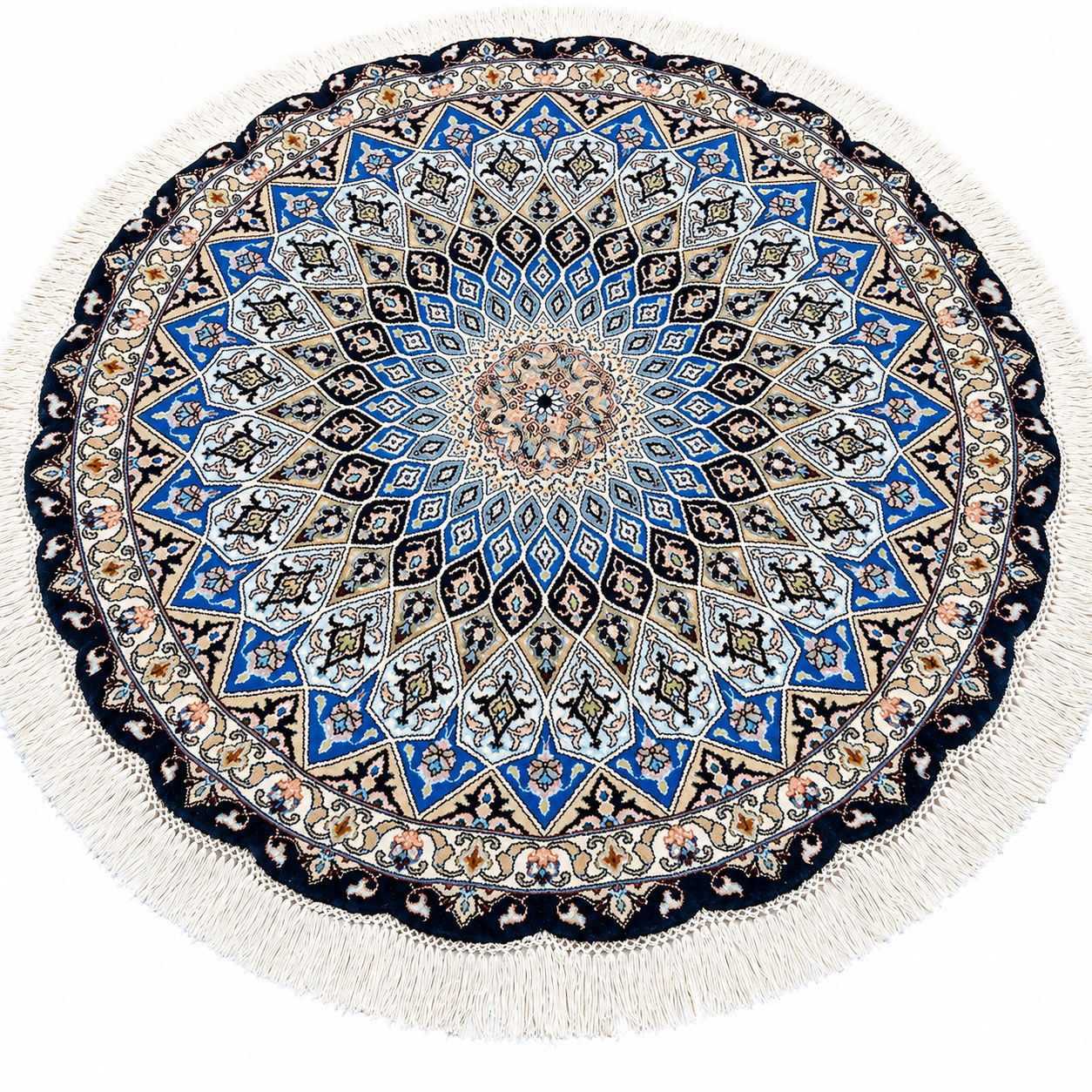 Tappeto Tabriz 50 Raj Disegno Cupola 96 Cm