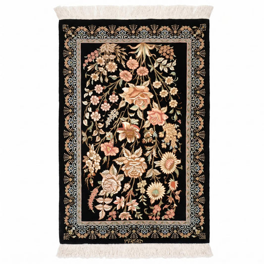 Tappeto Qum Seta Ahmadi 92 x 58 Cm