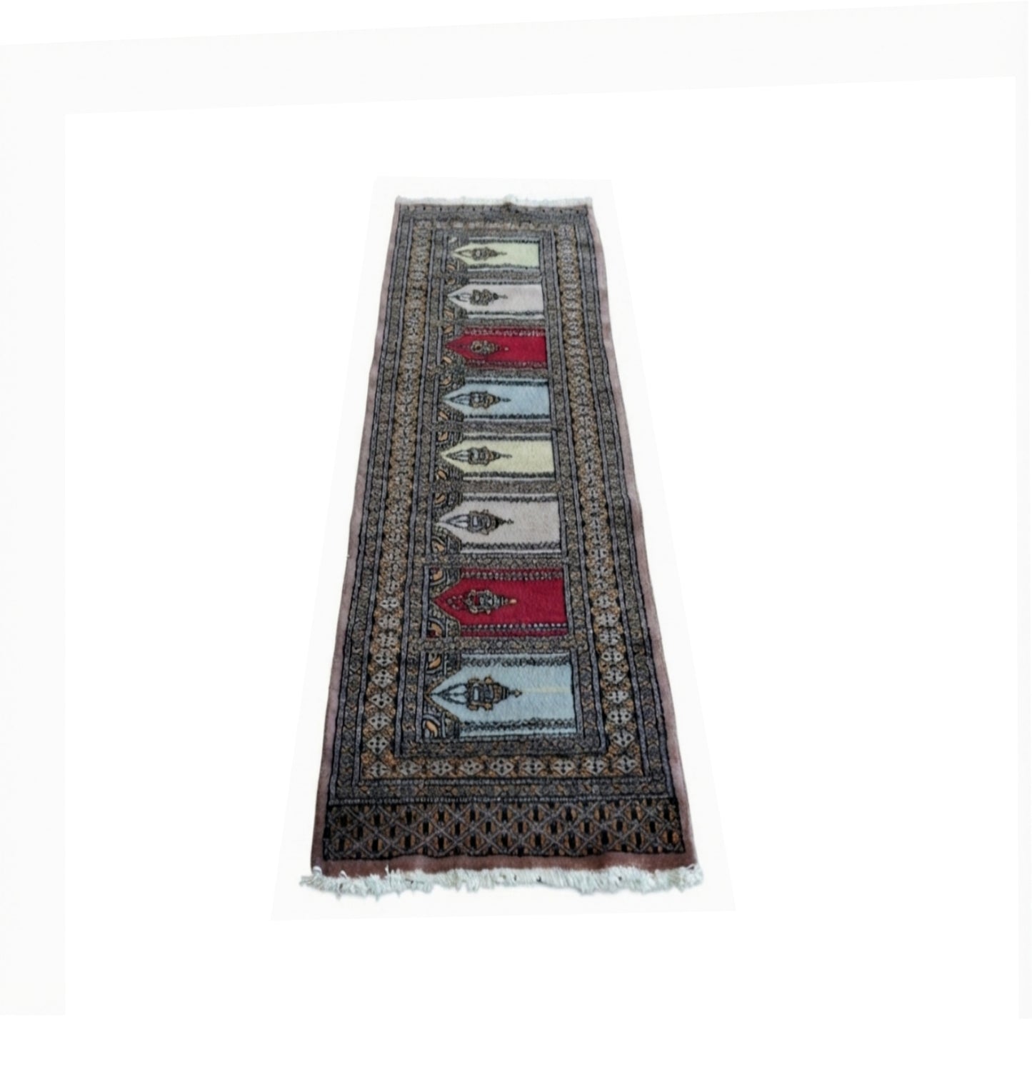 Tappeto Bukara Kashmir 169 x 67 Cm Patina