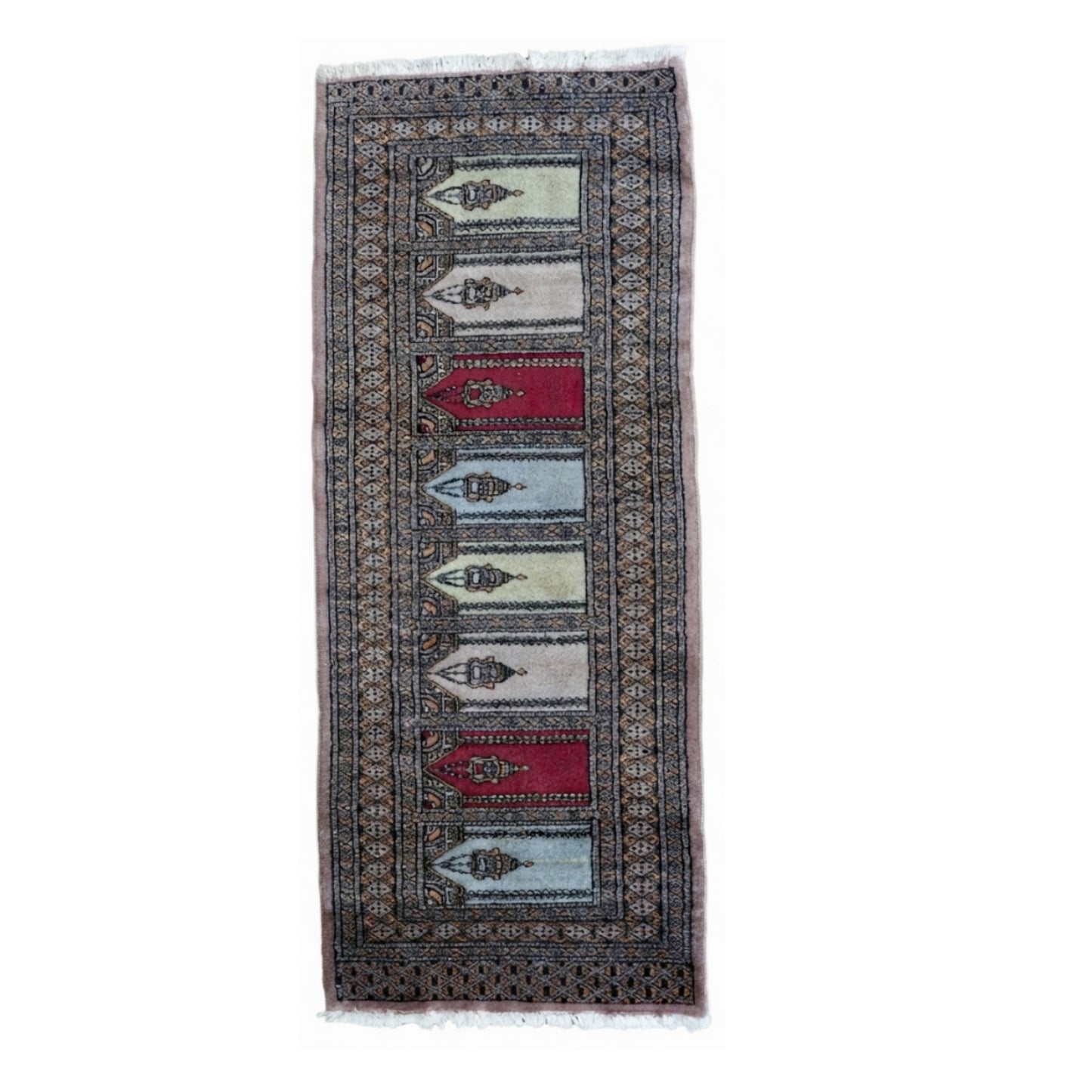 Tappeto Bukara Kashmir 169 x 67 Cm Patina