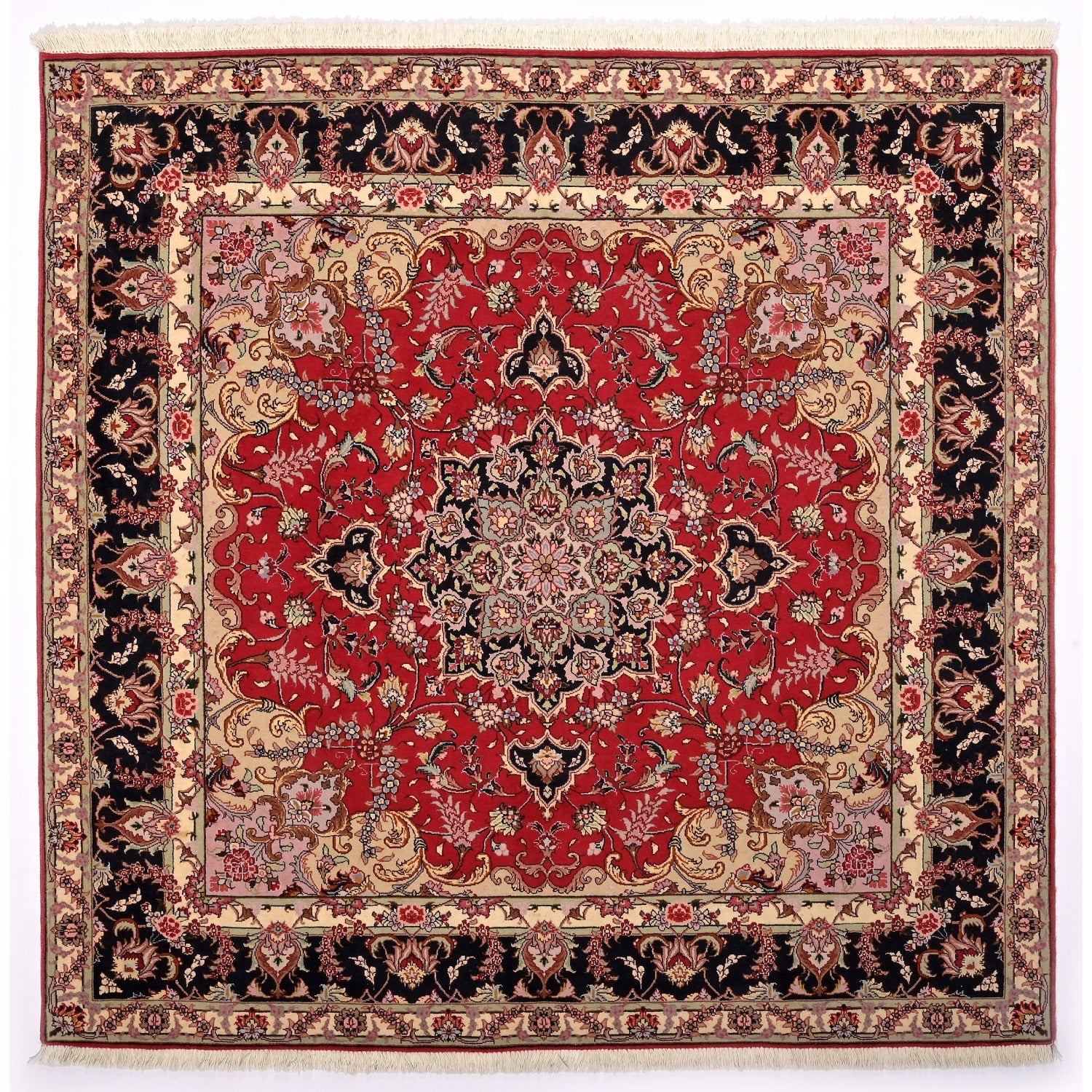 Tappeto Tabriz 50 Raj 156 x 151 cm